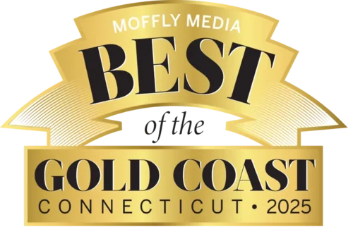 Moffly Media Best of the Gold Coast CT 2025 badge
